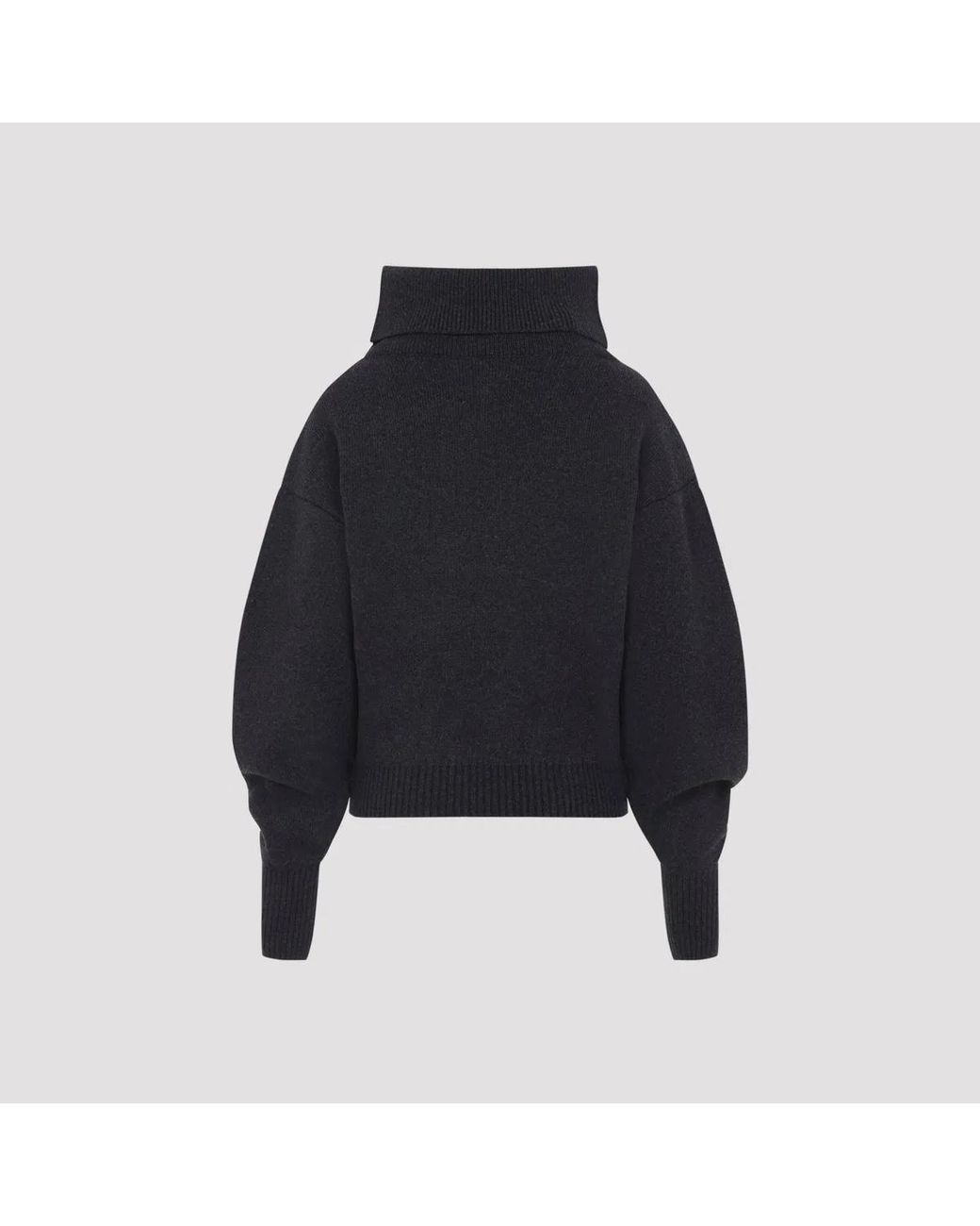 Jacquemus Blue Dark Virgin Wool La Maille Pallone Pullover