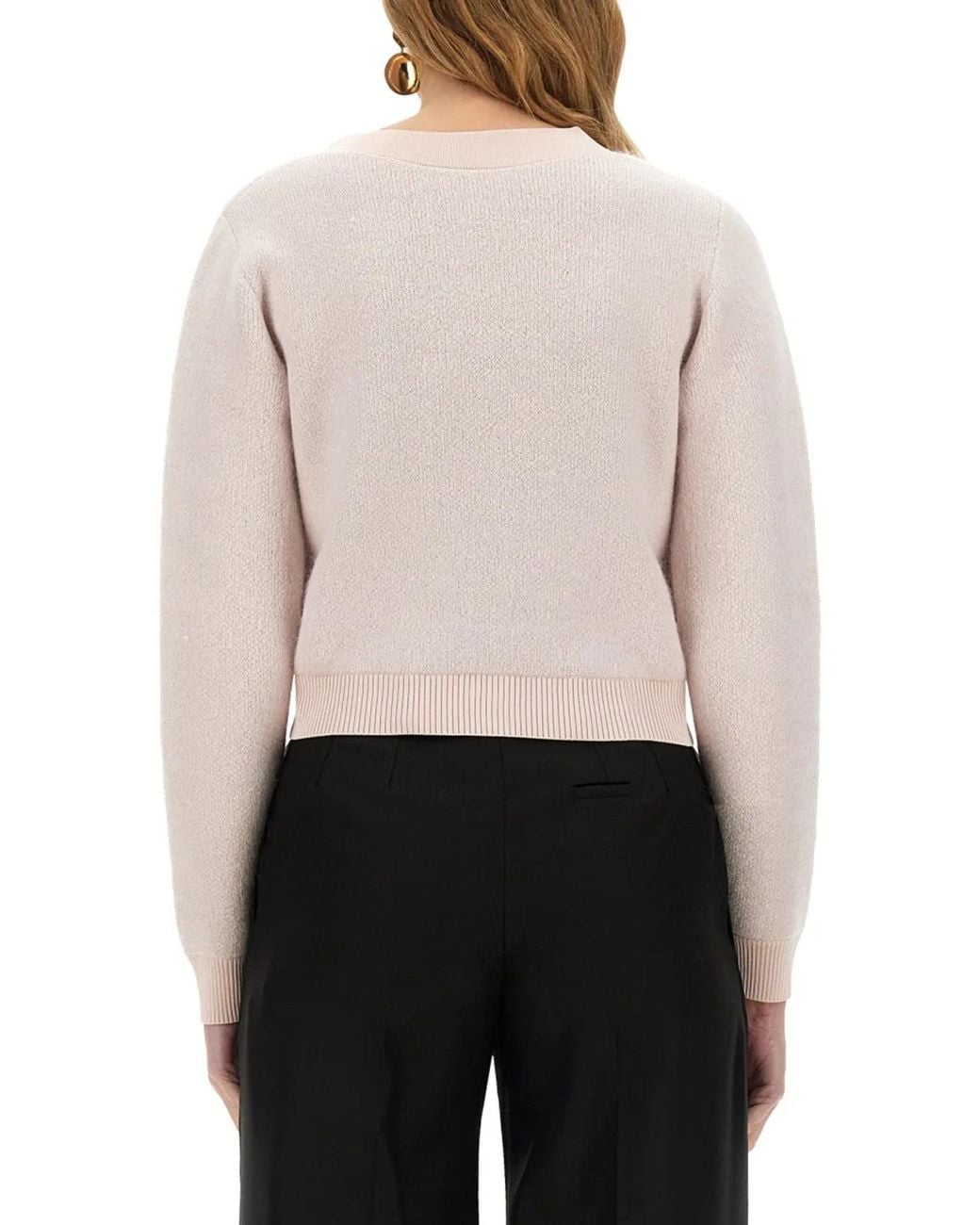 Nina Ricci White Mohair Cardigan