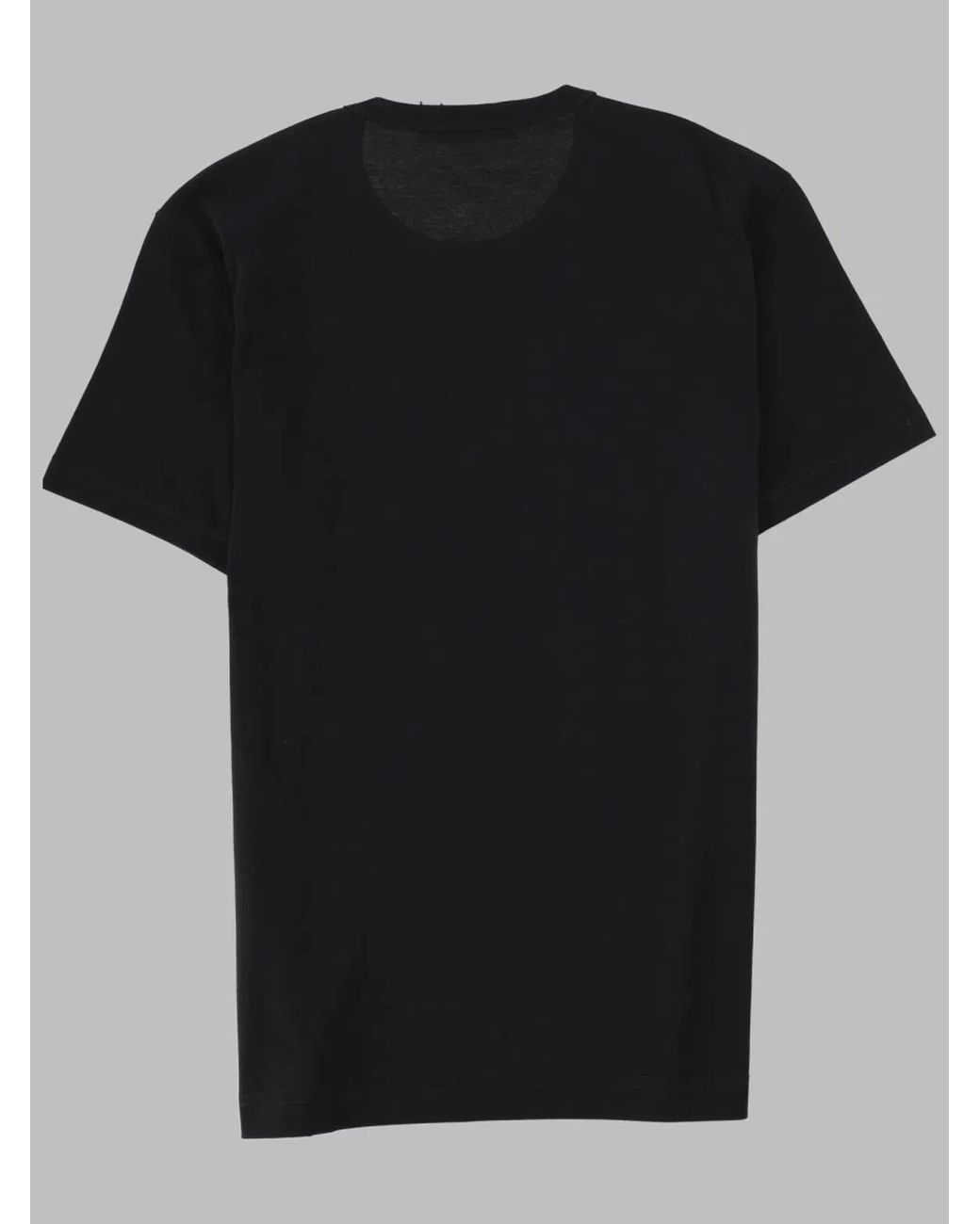 Dolce & Gabbana Black T-Shirt Cotton T-Shirts for men