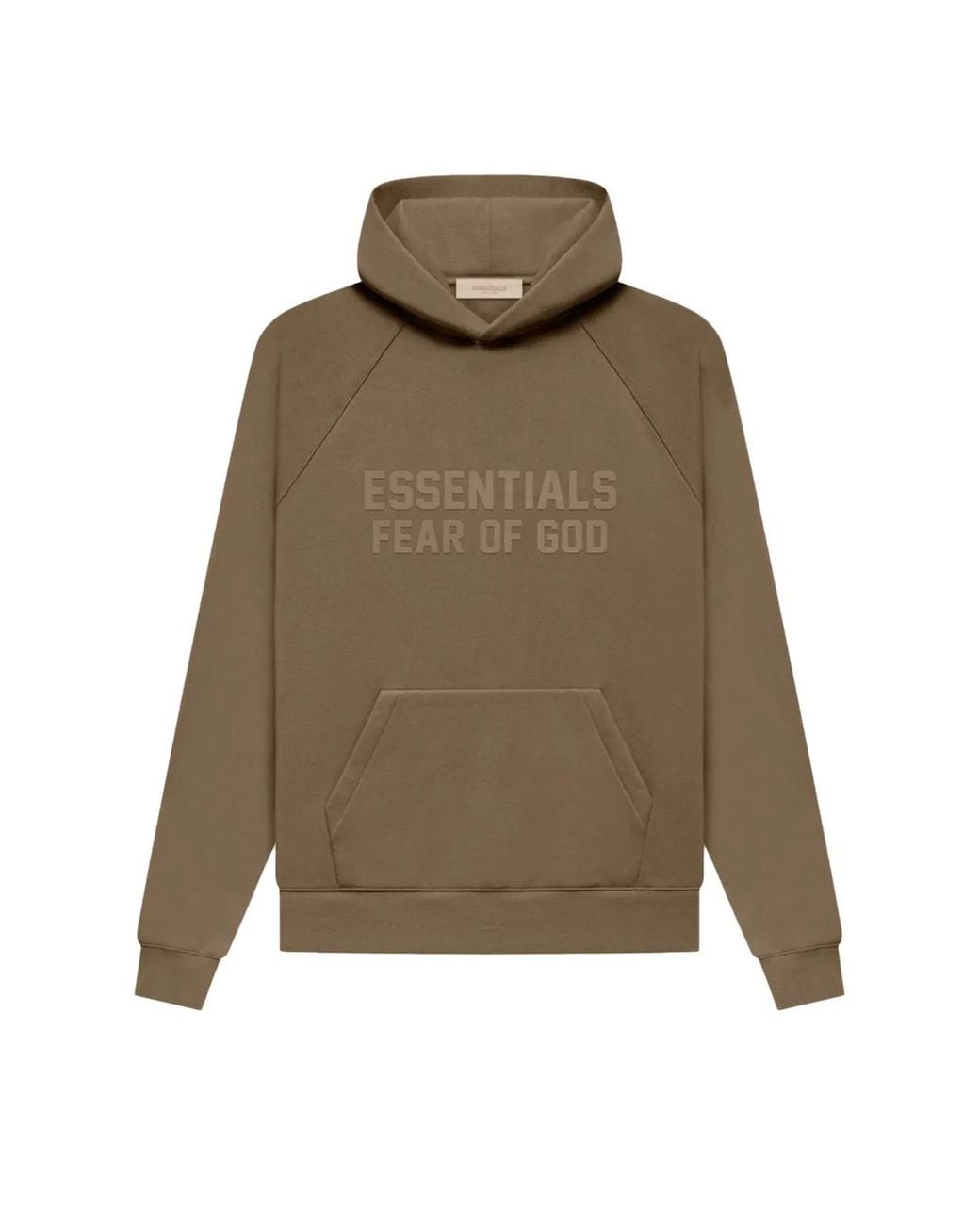 Fear Of God Natural Essentials Logo Hoodie for men