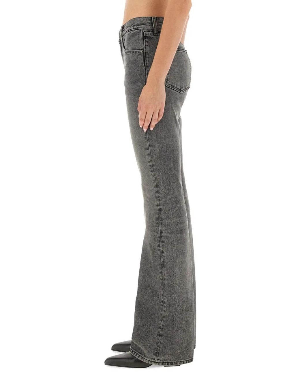 Haikure Gray Cotton Jeans