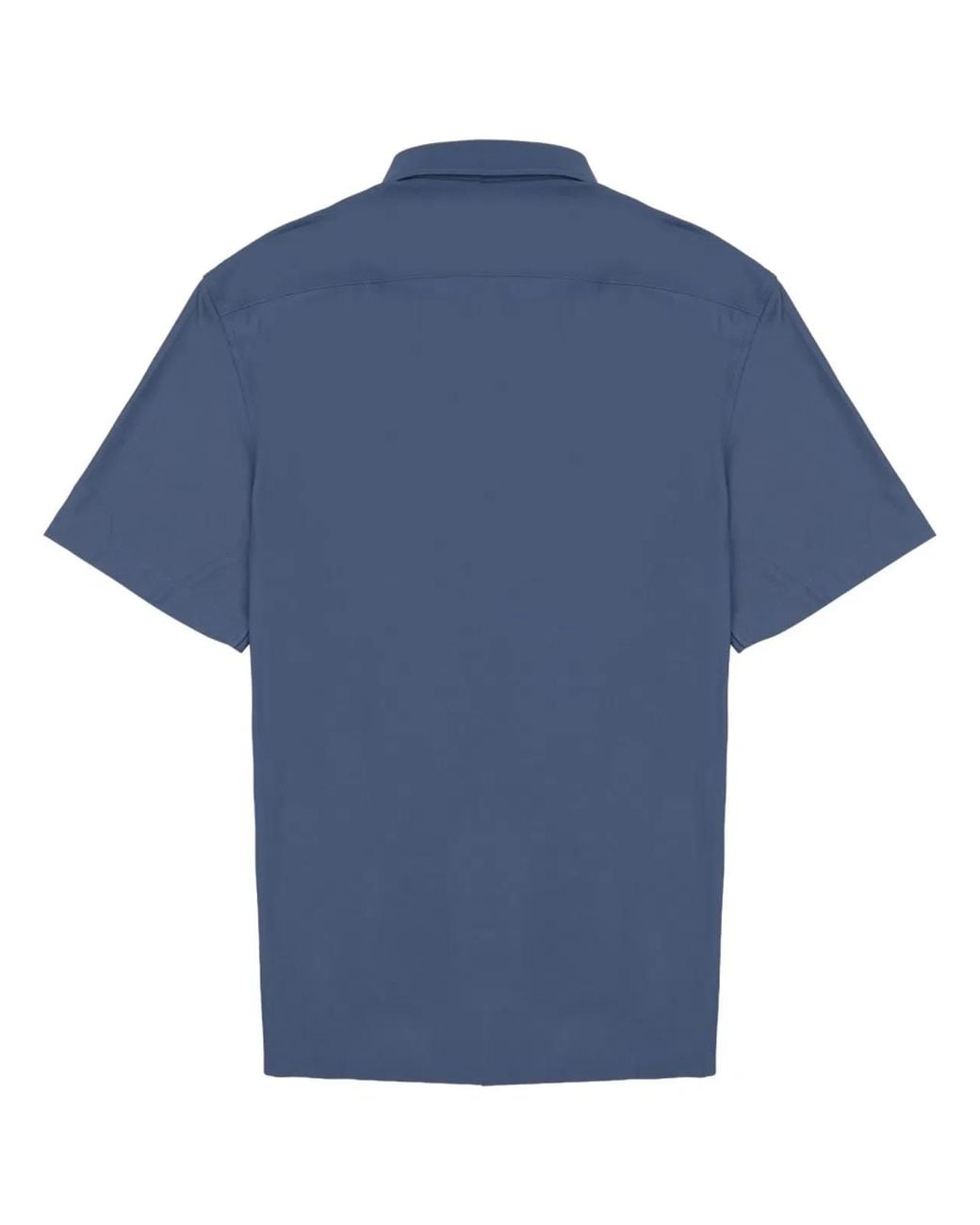 ARCHIVIUM BE UPDATED Blue Polo A Manica Corta for men