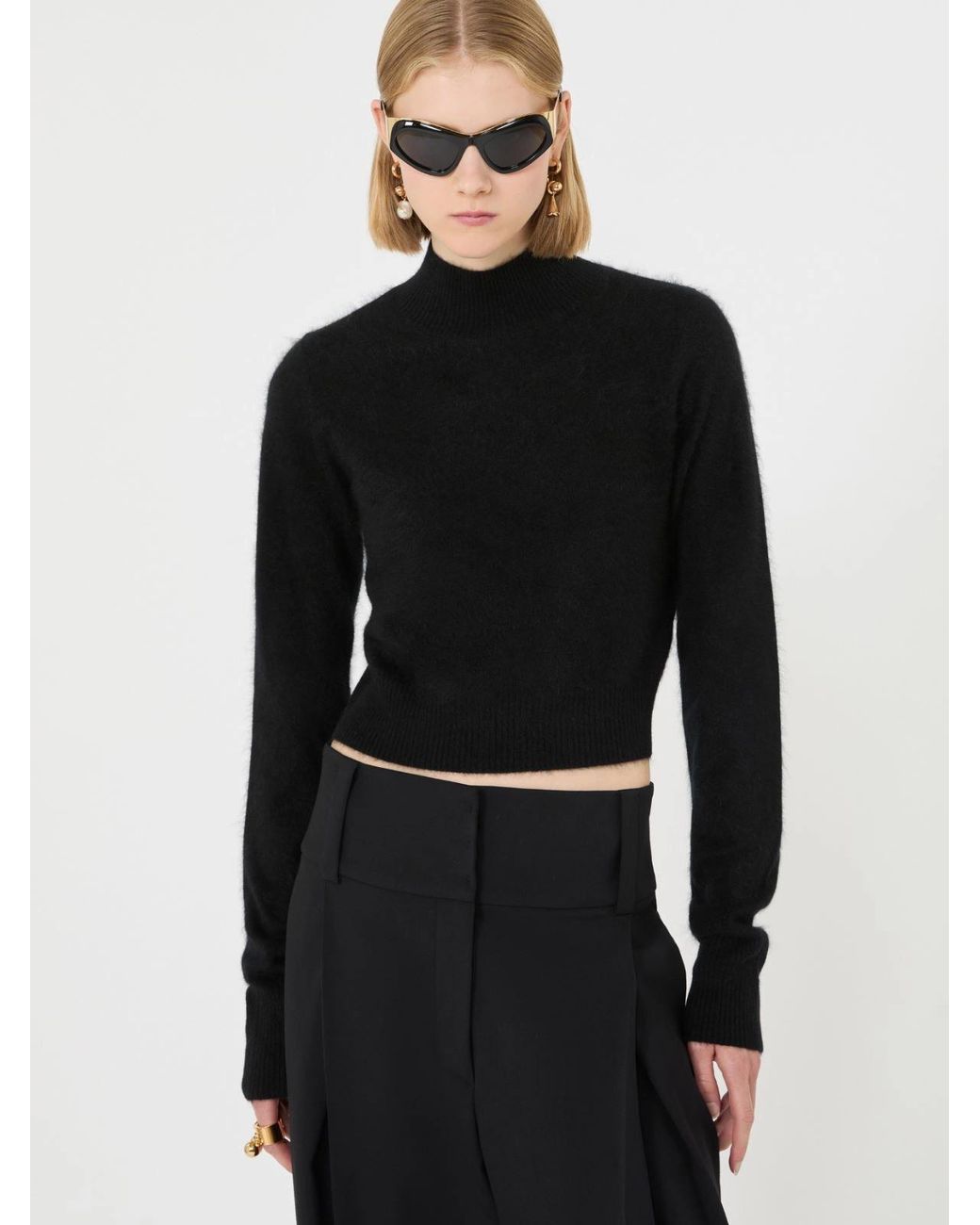 Max Mara Black Agio Cashmere Sweater