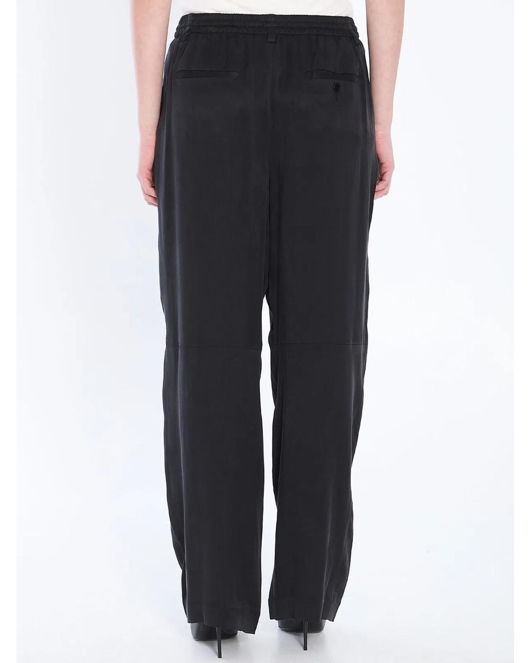 Alexander Wang Black Turn-Down Trousers