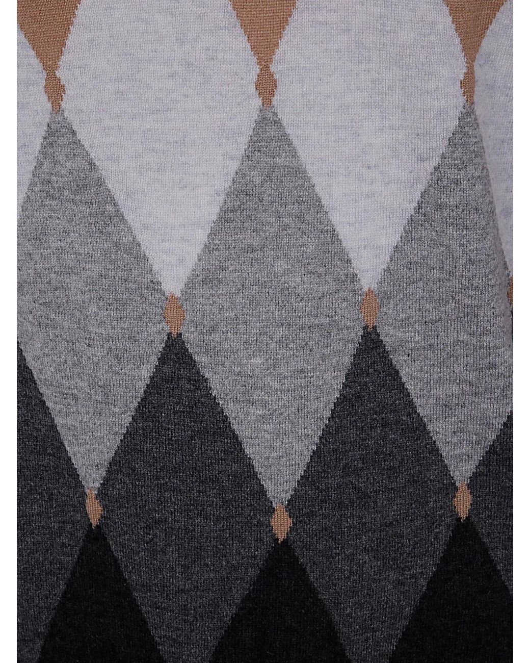 Ballantyne Black V Neck Pullover for men