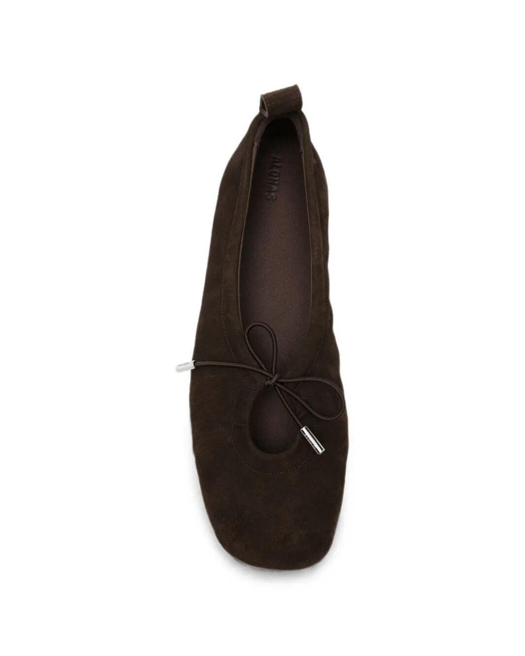 Alohas Black "Rosalind" Leather Ballet Flats