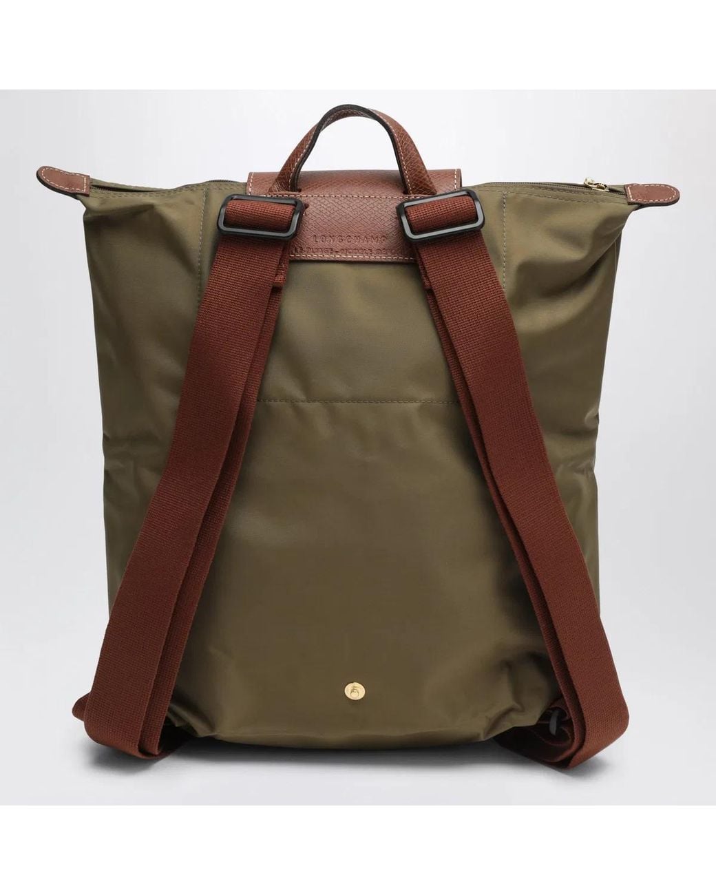 Longchamp Green Le Pliage Original Mini Backpack