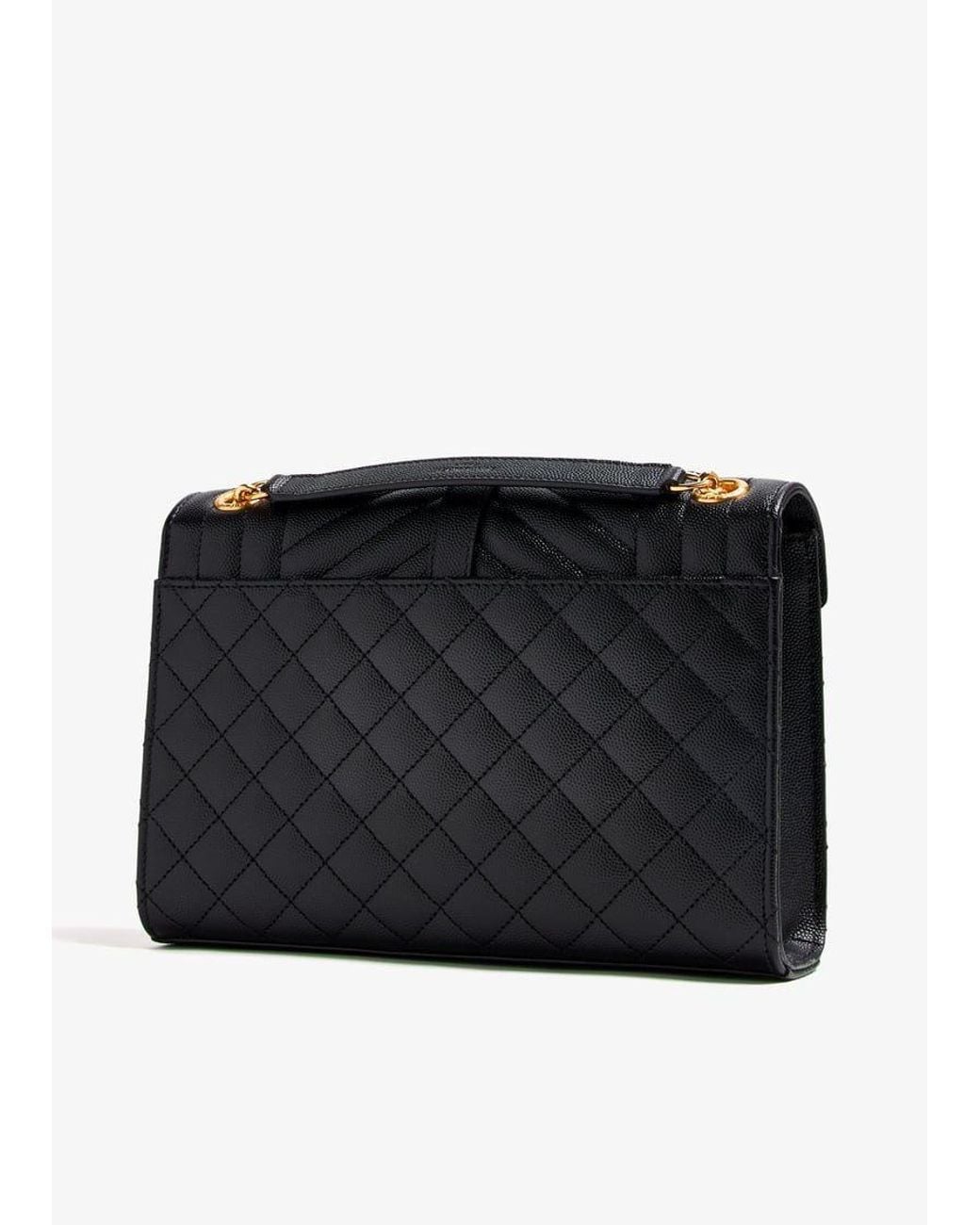 Saint Laurent Black Envelope Medium Bag