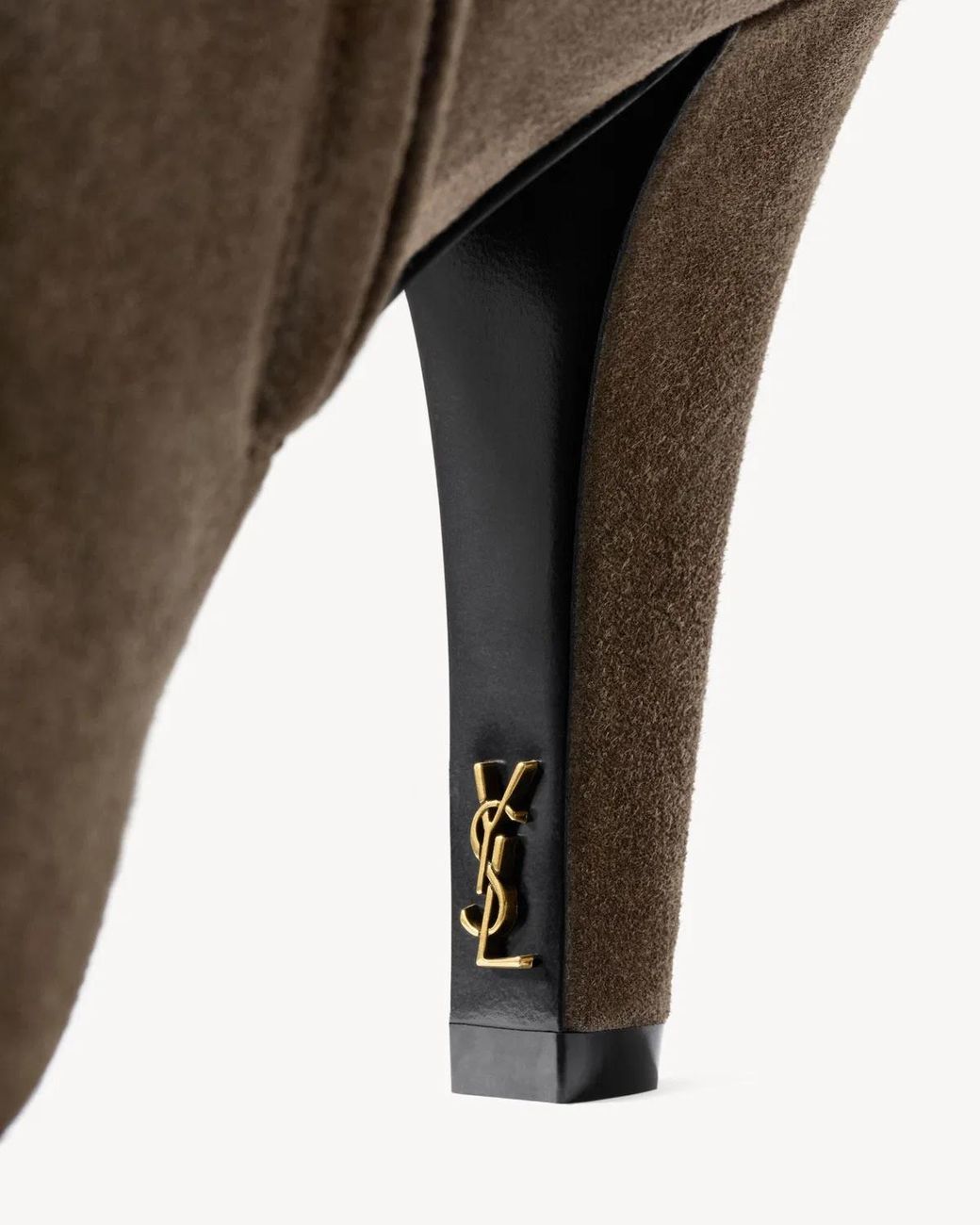 Saint Laurent Brown Jill 95 Booties