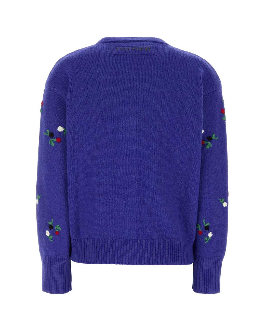 Marni Blue Wool Blend Cardigan