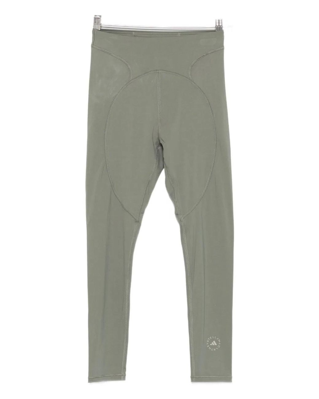 Adidas By Stella McCartney Gray Adidas By Stella Mccartney Logo Leggings