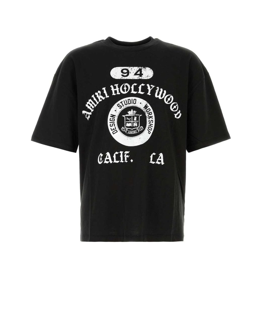 Amiri Black Crew Neck T-Shirt for men