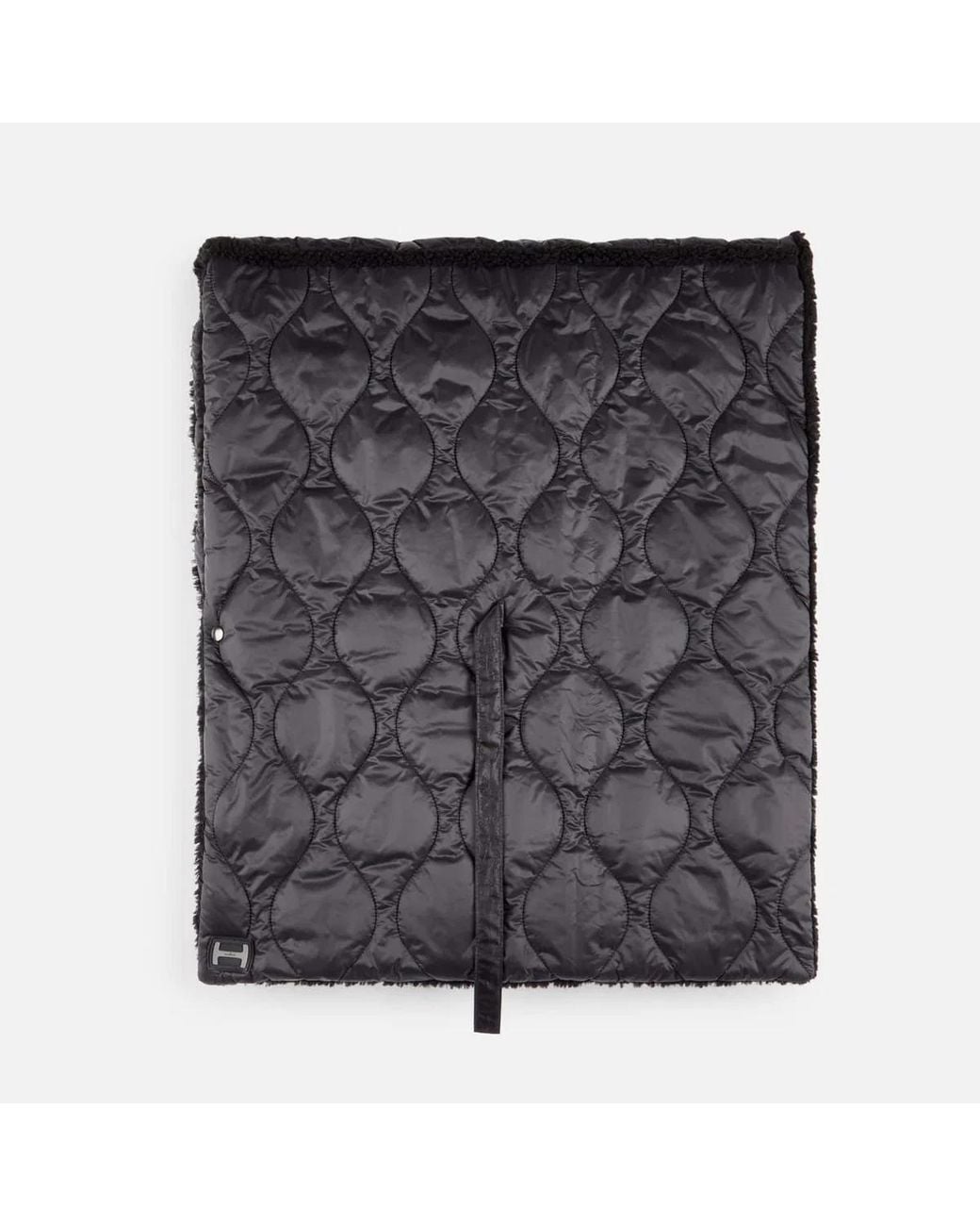 Hogan Gray Sciarpa Trapunte Nylon+Orsetto