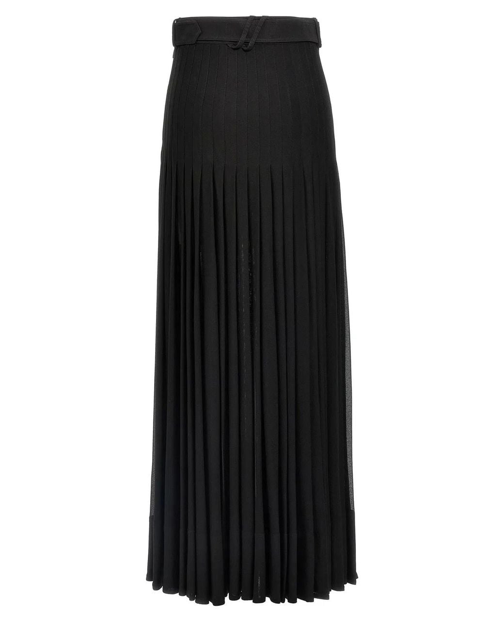 Burberry Black Pleated Skirt