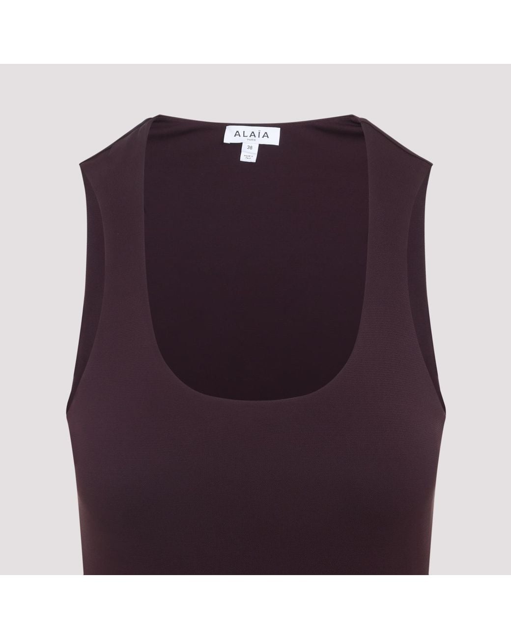 Alaïa Purple Alaia Asymmetric Fluid Jersey Dress