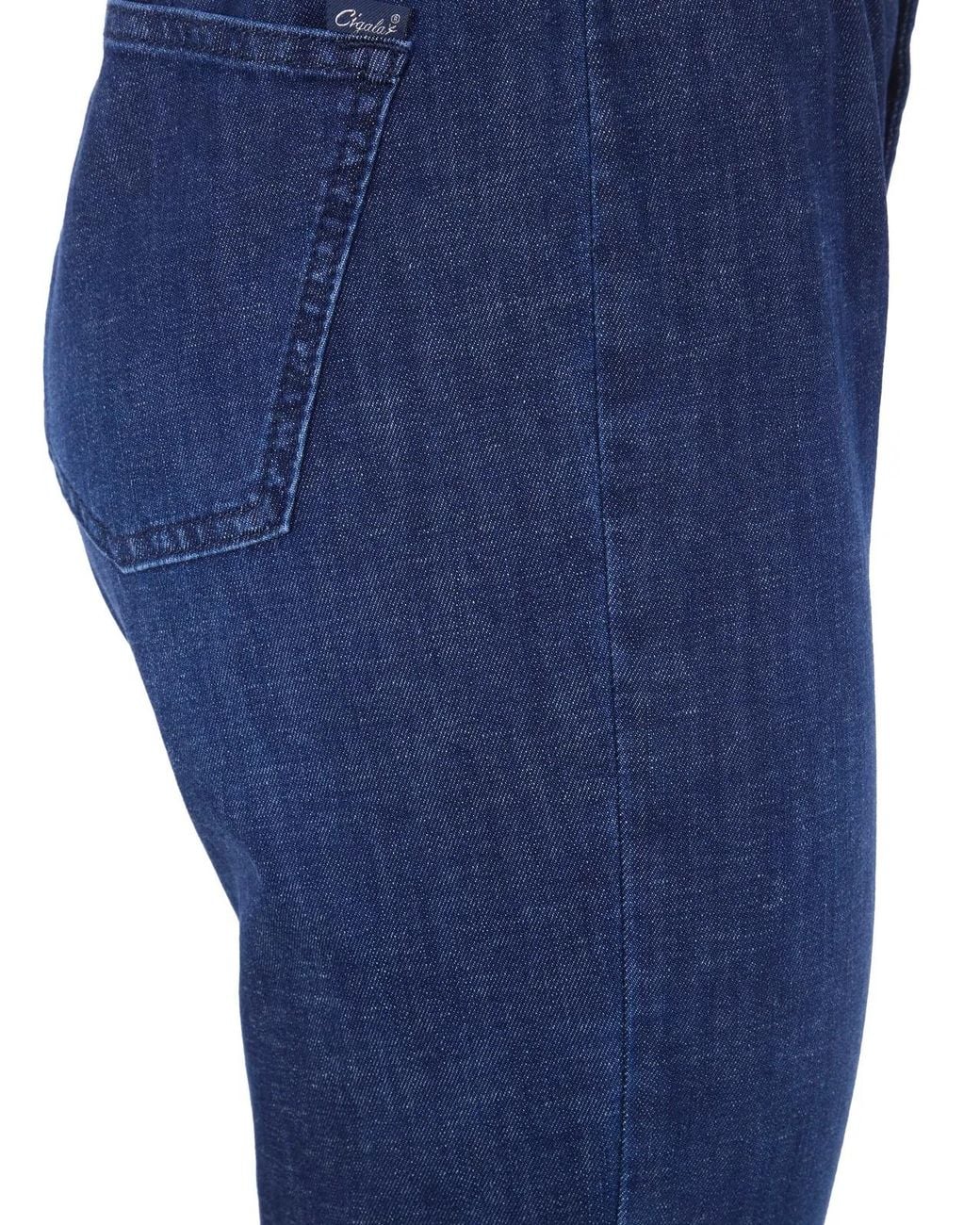 CIGALA'S Blue "2Y" Denim Cotton Linen Stretch