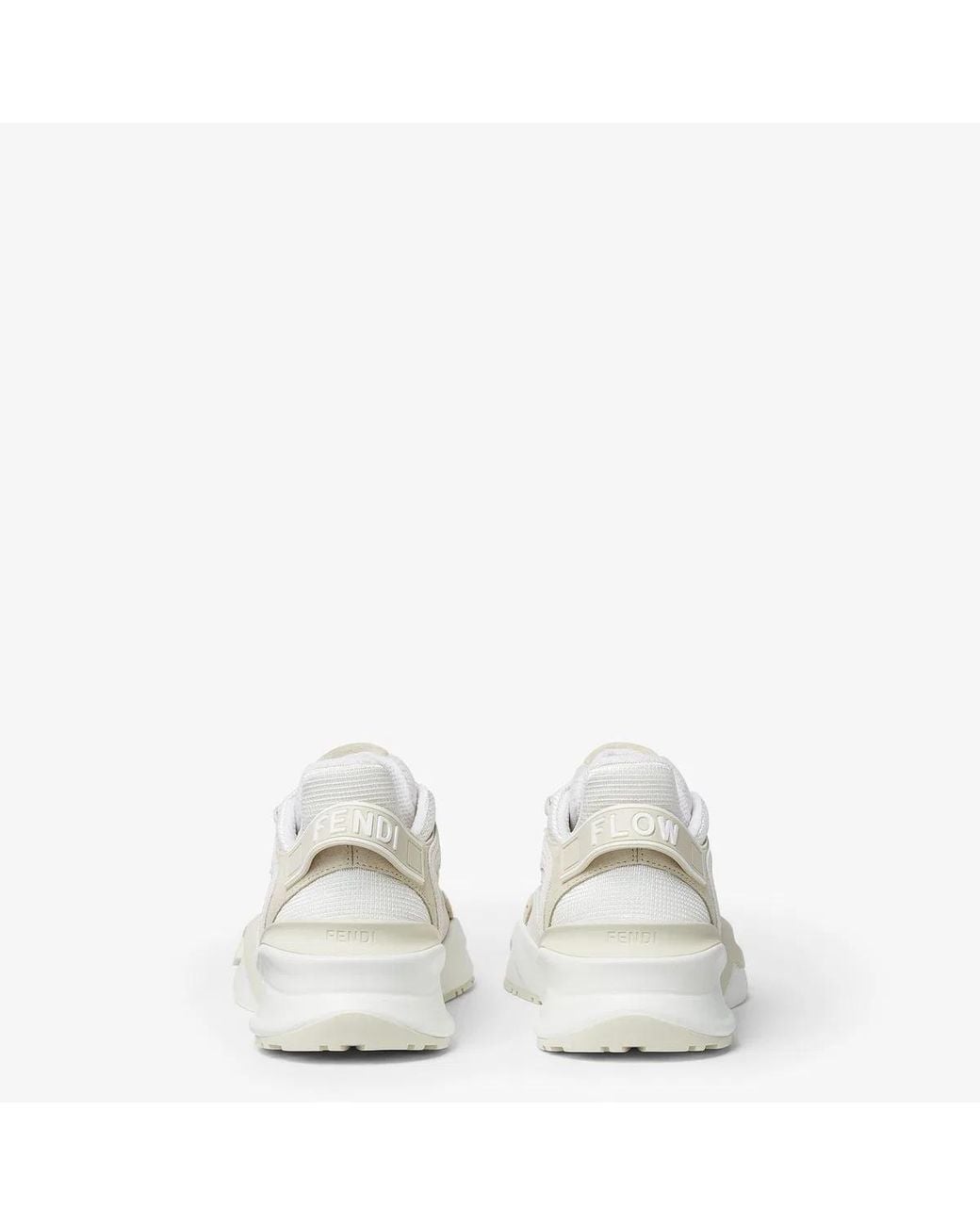 Fendi White Flow Sneaker