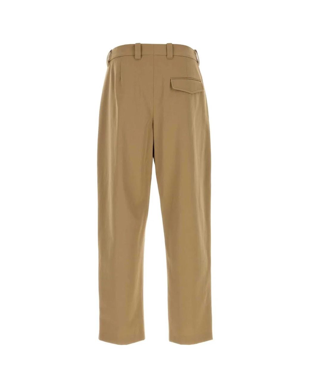 A.P.C. Natural Tapered Pleated Pants for men