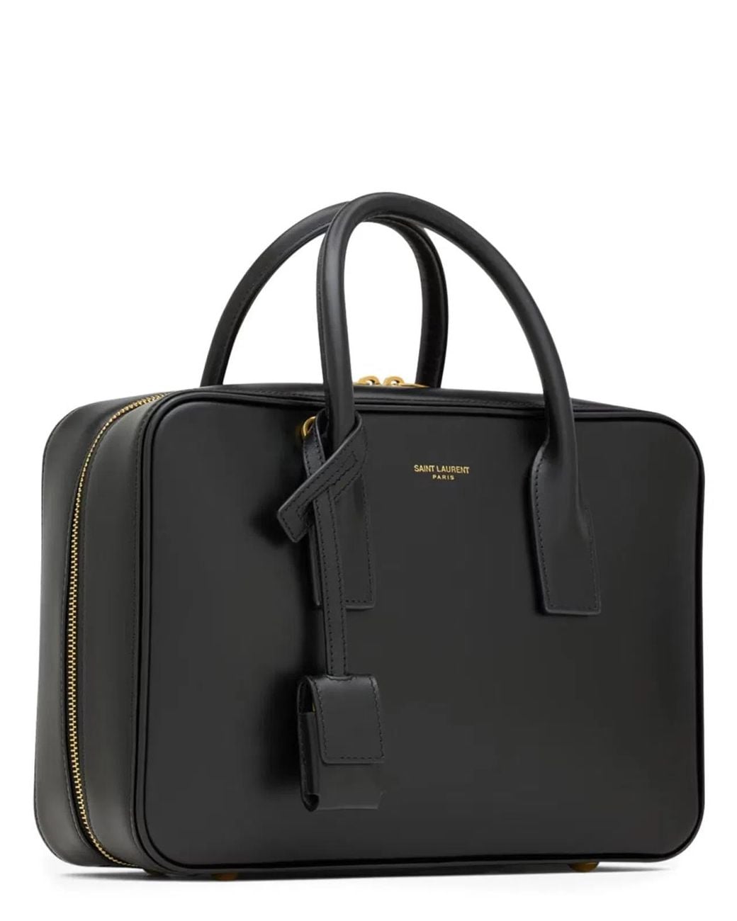 Saint Laurent Black Sac De Jour Bag Leather Handbags