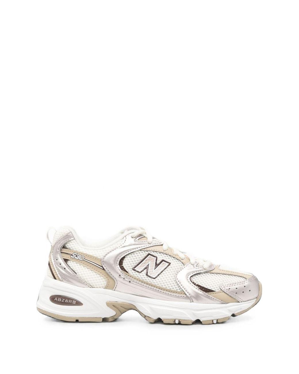 New Balance White 530 Sneakers