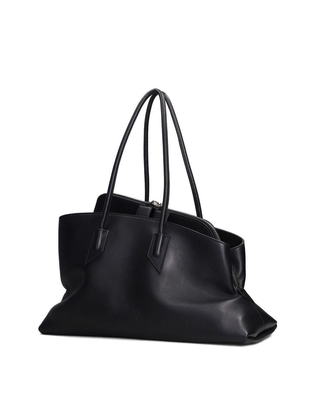 The Attico Black La Passeggiata Shoulder Bag