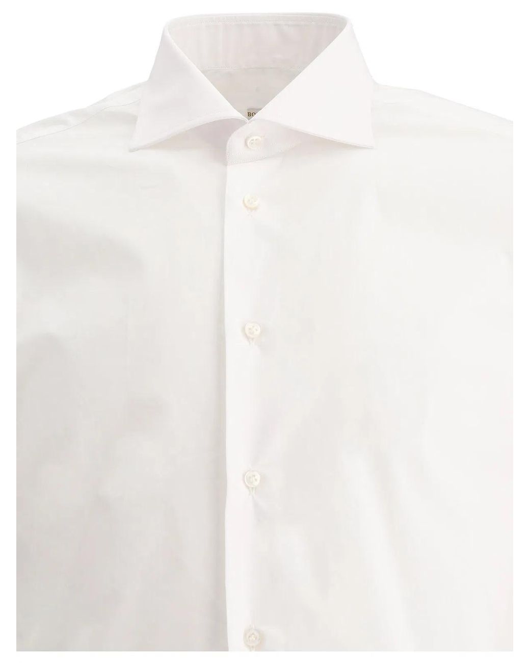 Borriello White Cotton Shirt for men