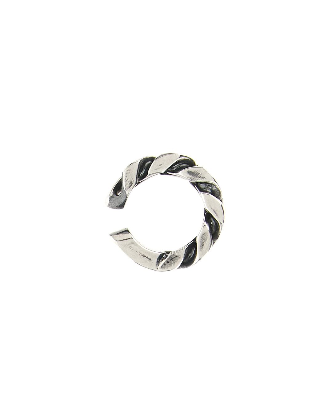 MM6 by Maison Margiela Metallic Chain Earrings for men