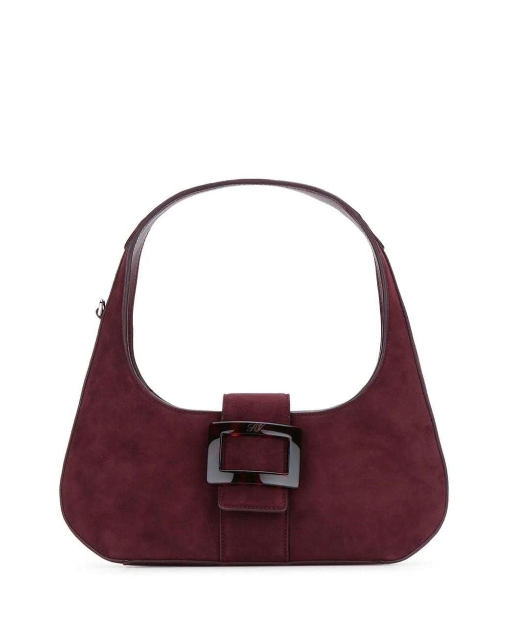 Roger Vivier Purple Belle Vivier Turtle Hobo Mini