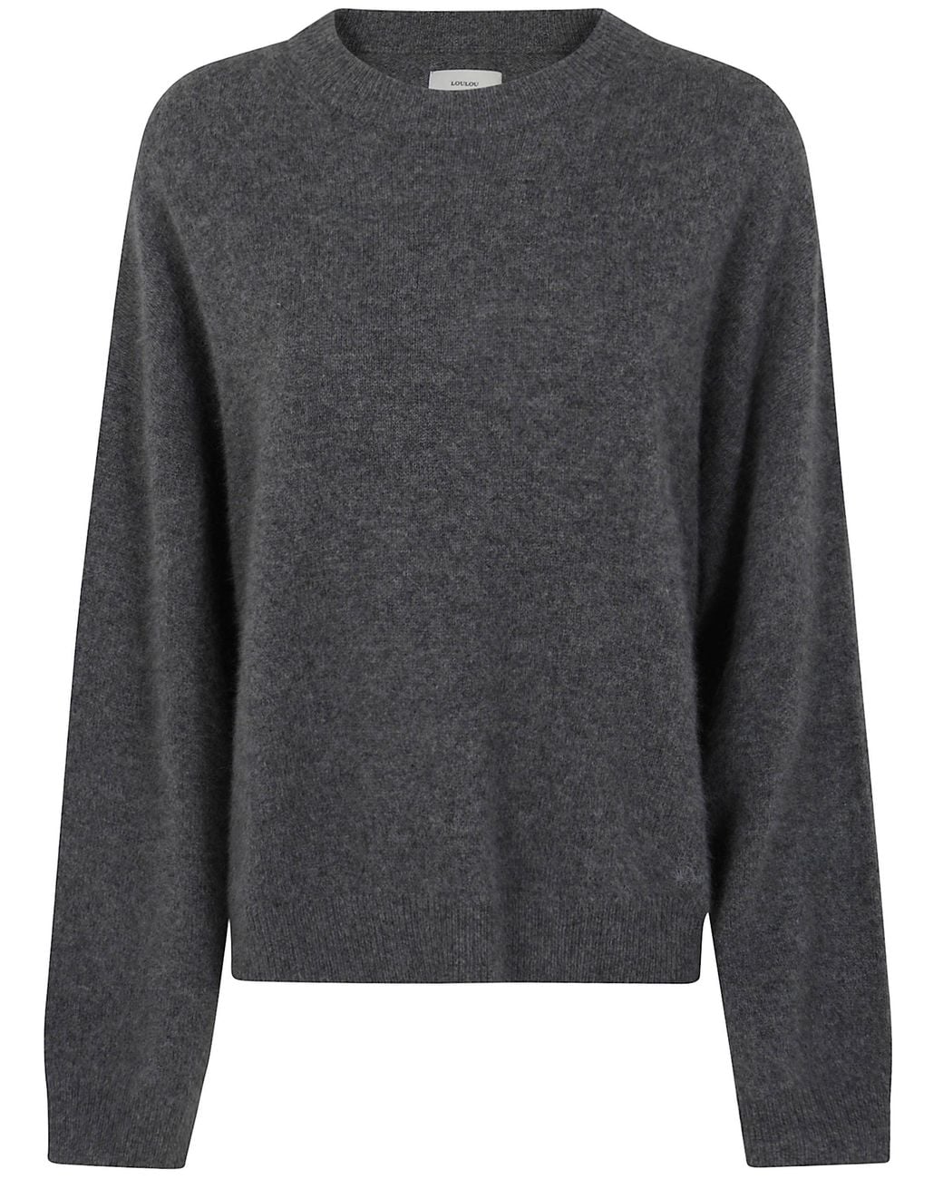 Loulou de Saison Gray "Tristan Lds" Crewneck Sweater