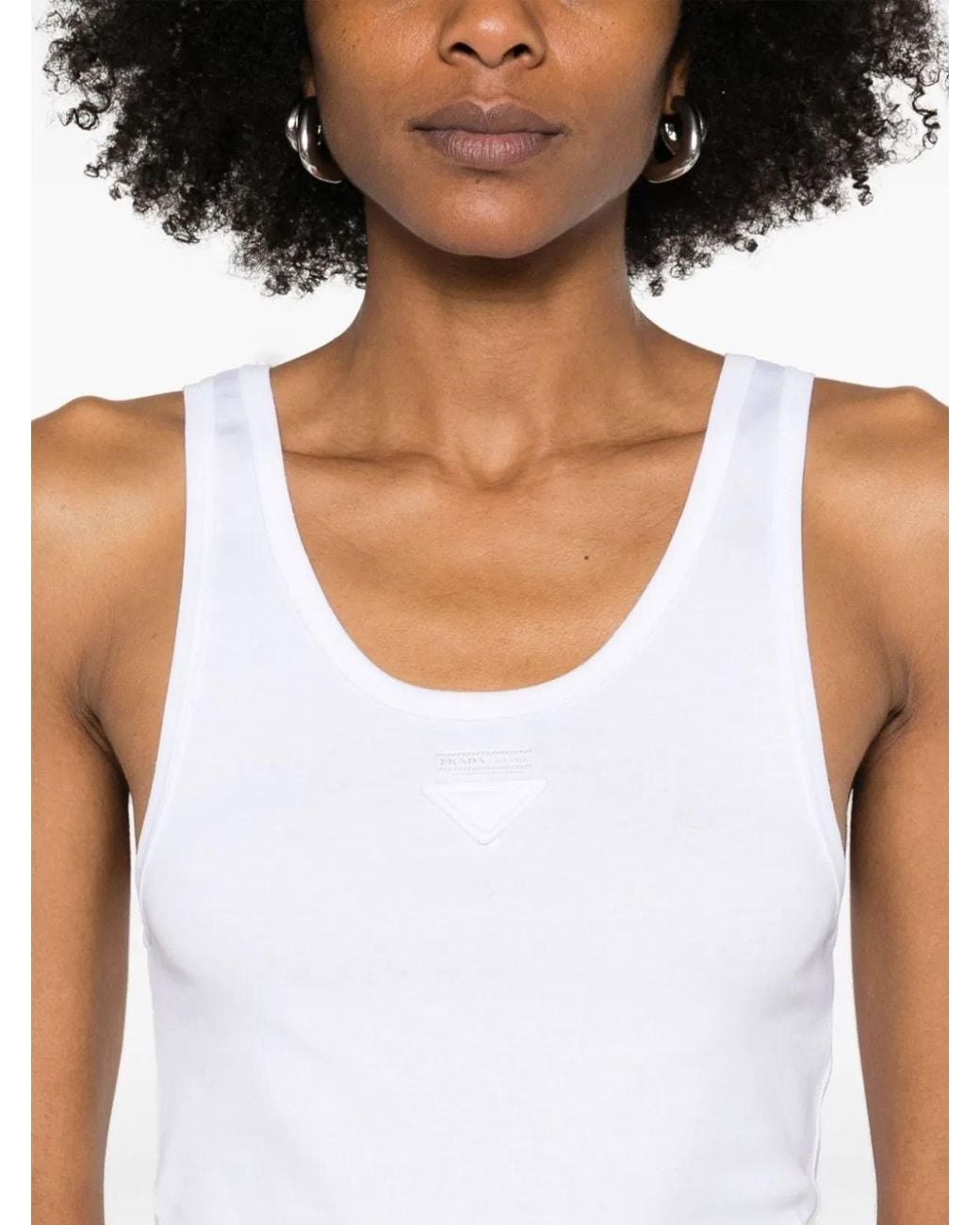 Prada White Tank Top