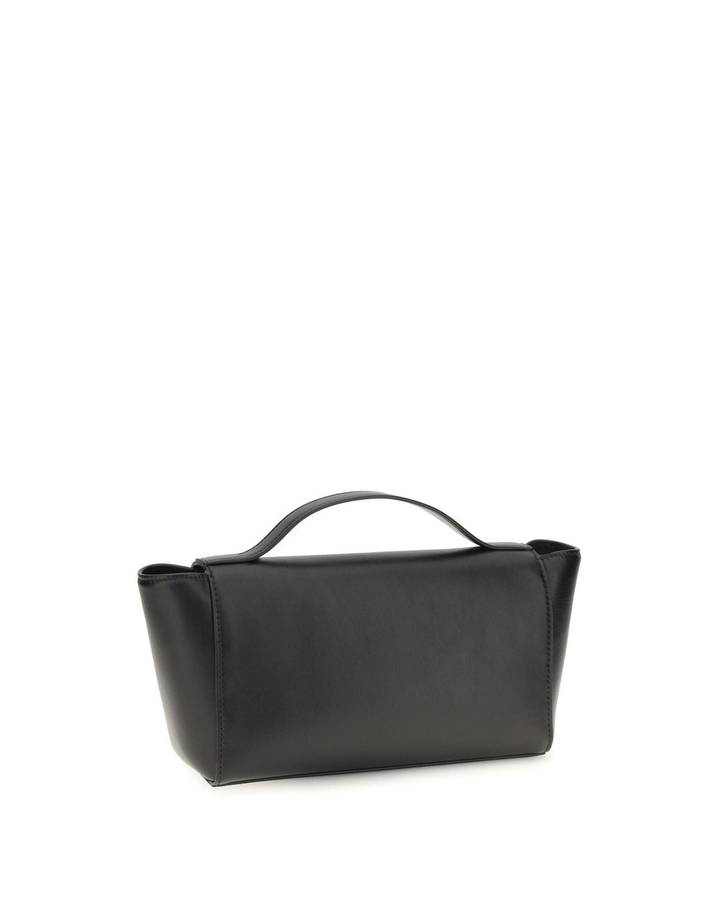 SAVETTE Black Symmetry Trapeze Clutch