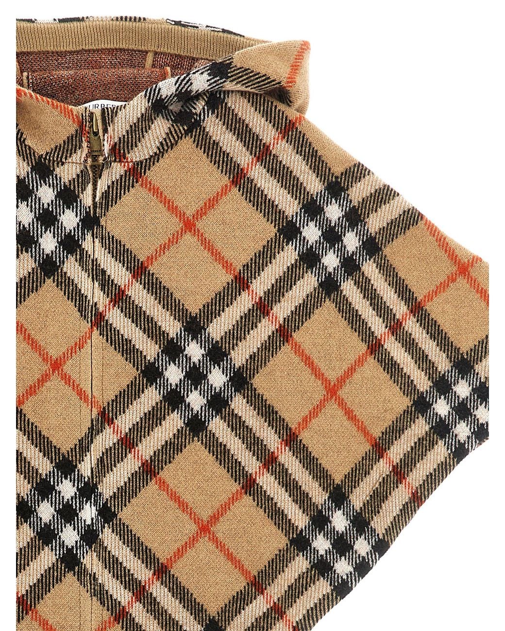 Burberry White 'Lette' Cape