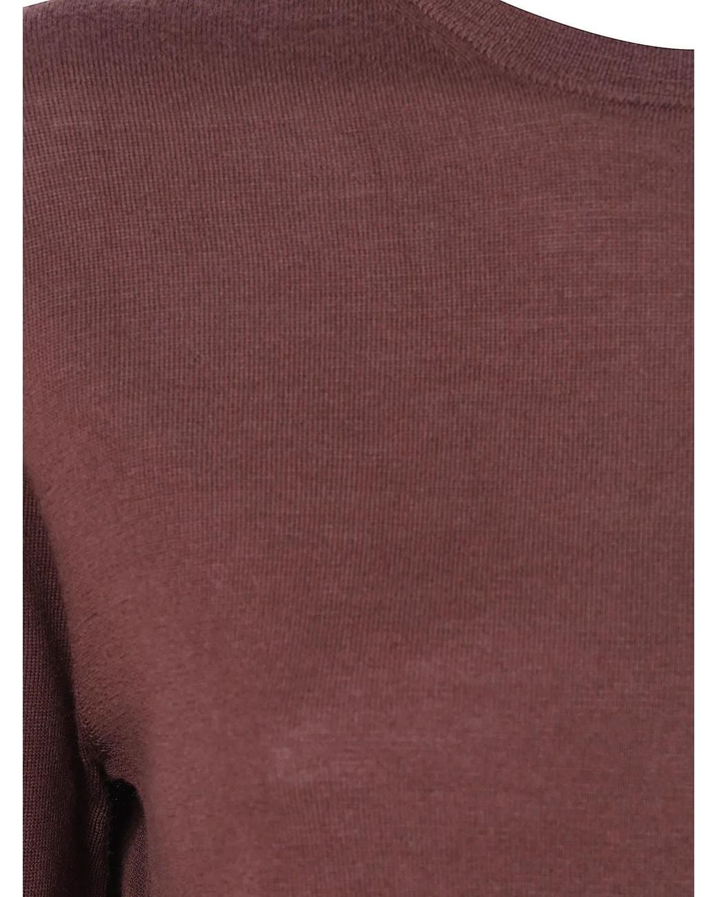 Aspesi Purple Round Neck Sweater