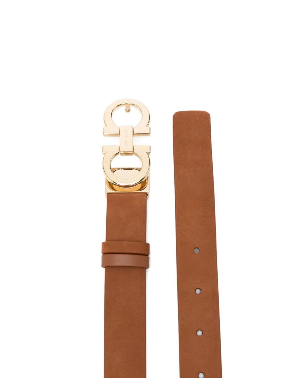 Ferragamo Brown Leather Belt