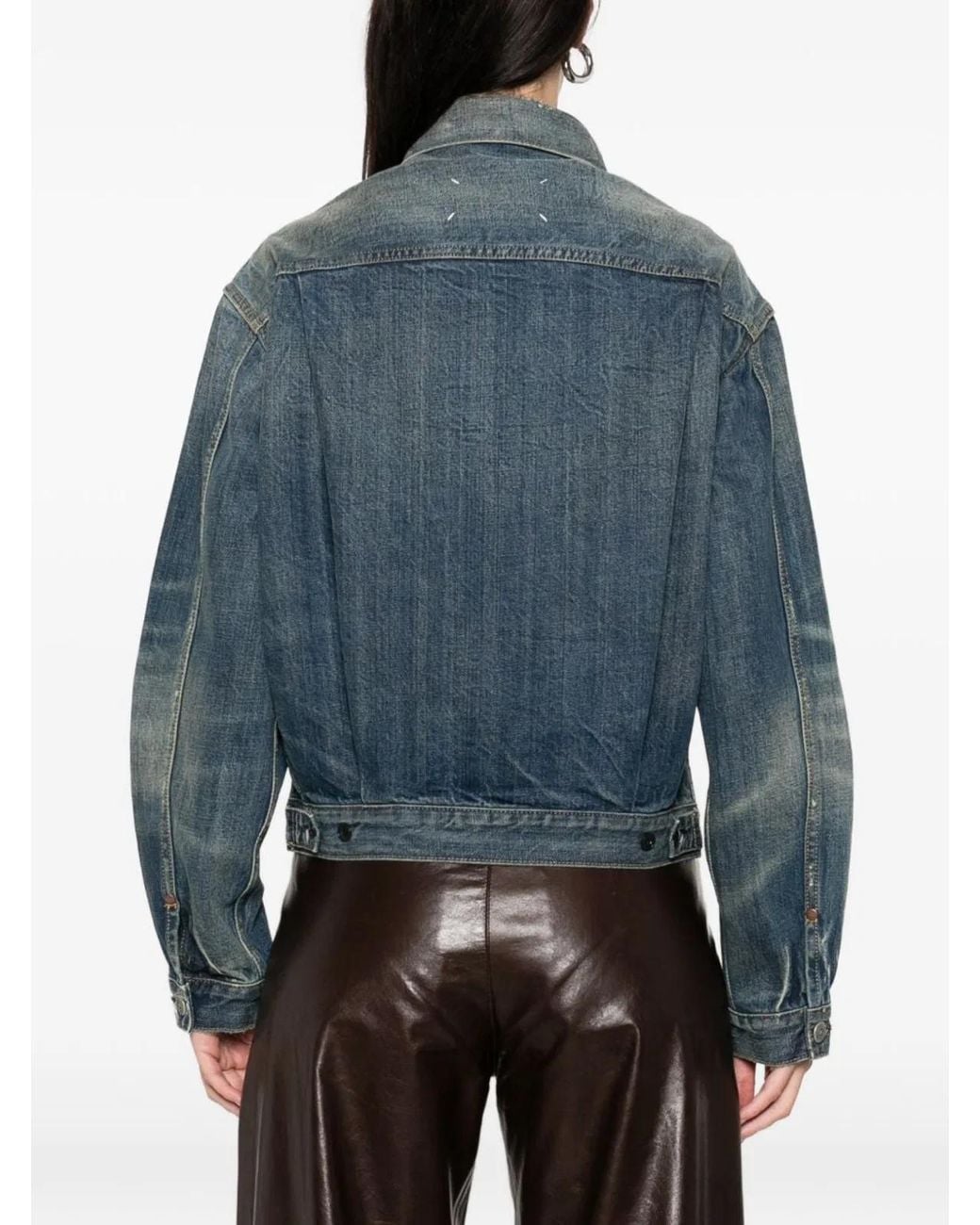 Maison Margiela Blue Cotton Jacket