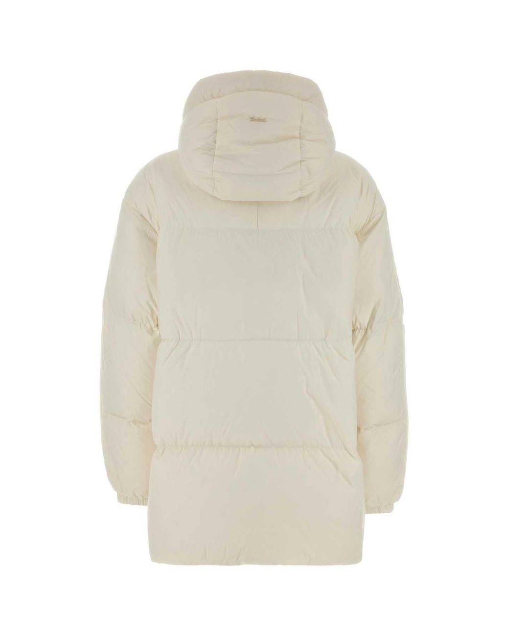 Herno White Laminar Mini Nylon Down Jacket