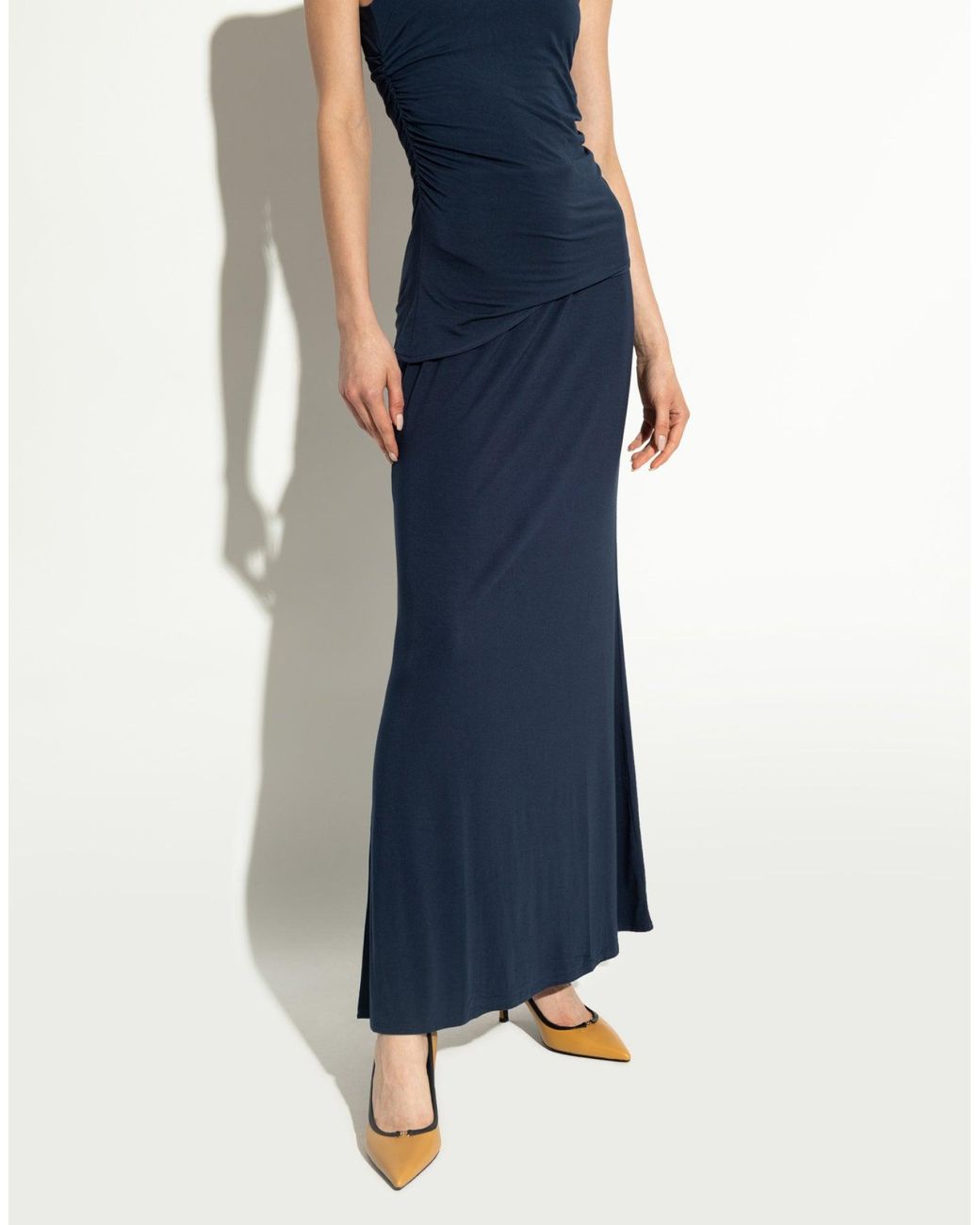 Tory Burch White Double T Logo Pumps