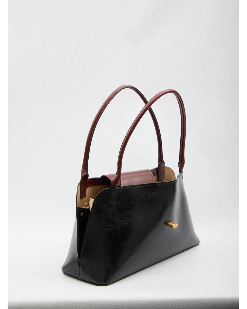 Versace Black Vivian East/West Bag