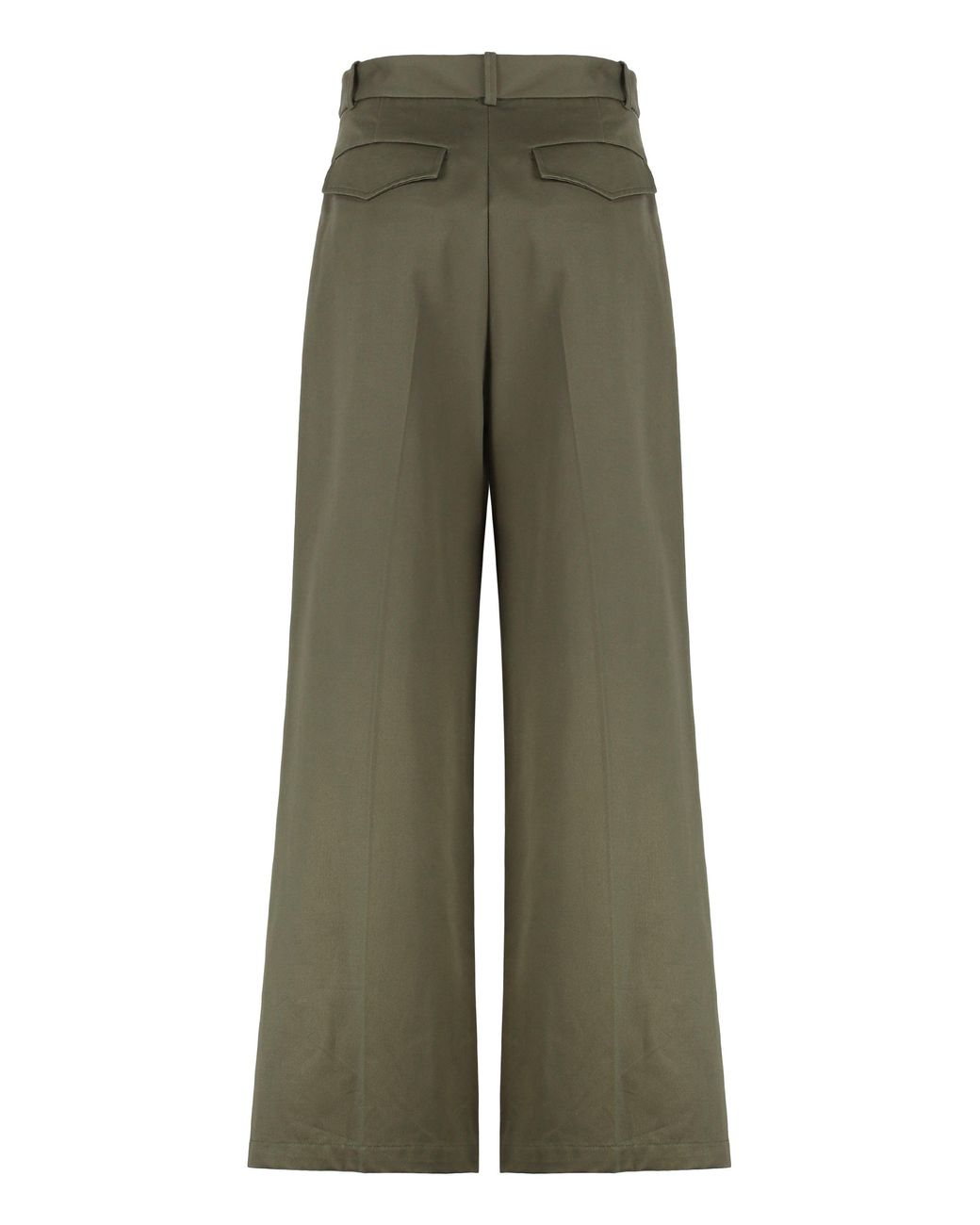Nili Lotan Green Virgin Wool Trousers