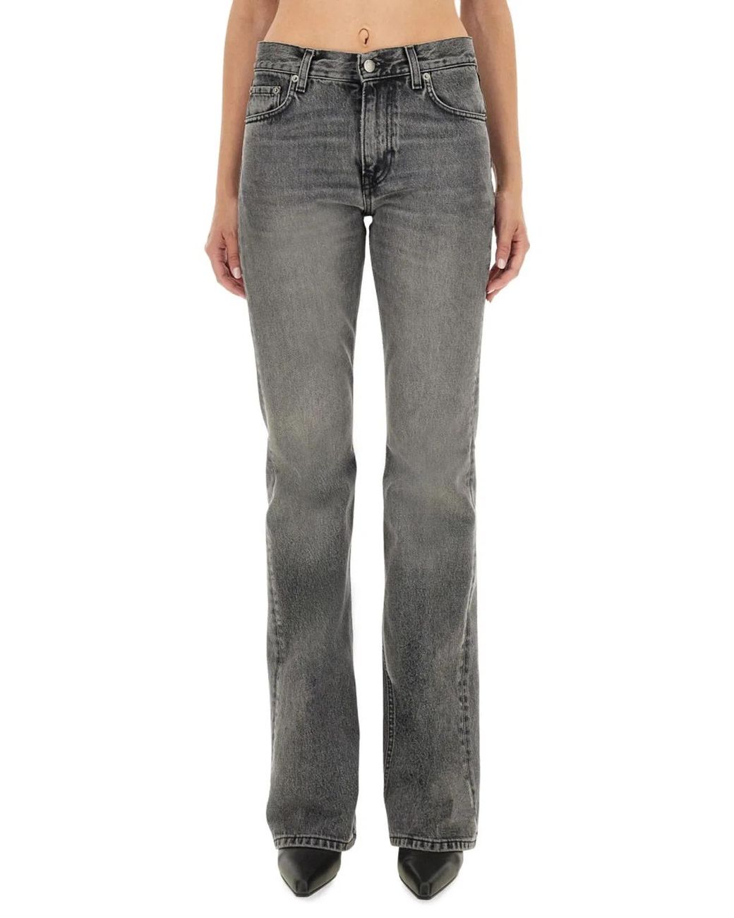 Haikure Gray Cotton Jeans