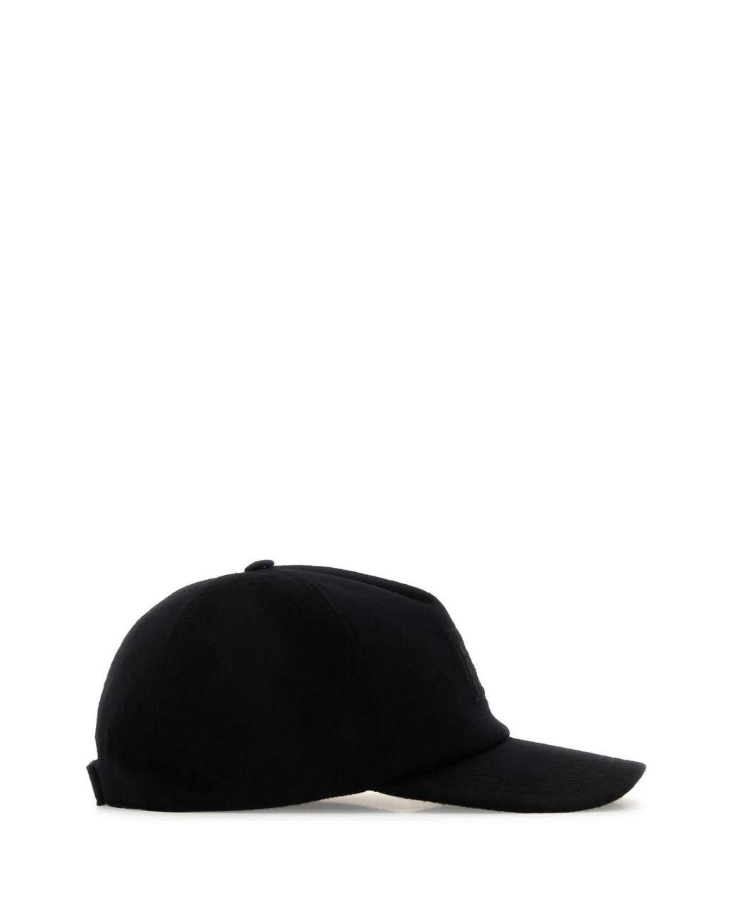 Fendi Black Wool Blend Baseball Hat for men