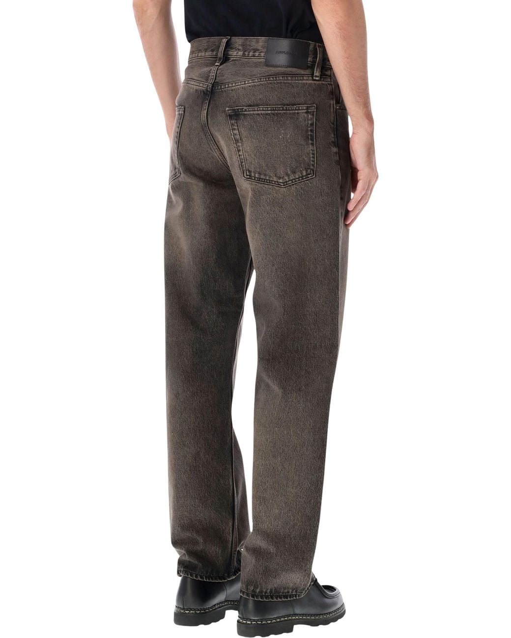 sunflower Black Loose Jeans for men