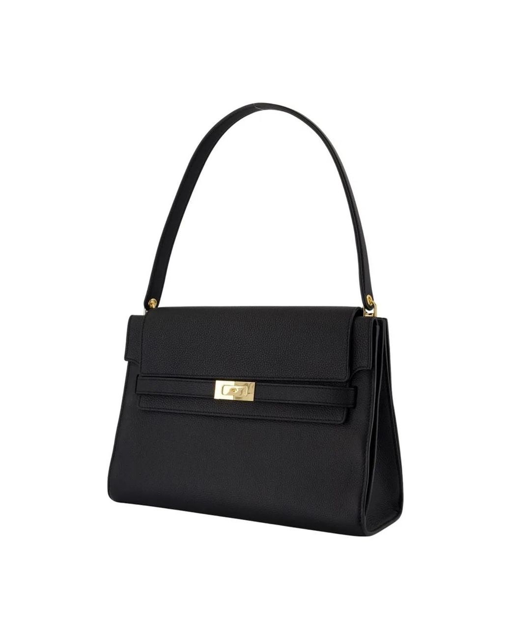Tory Burch Black Lee Radziwilli Grande Shoulder Bag