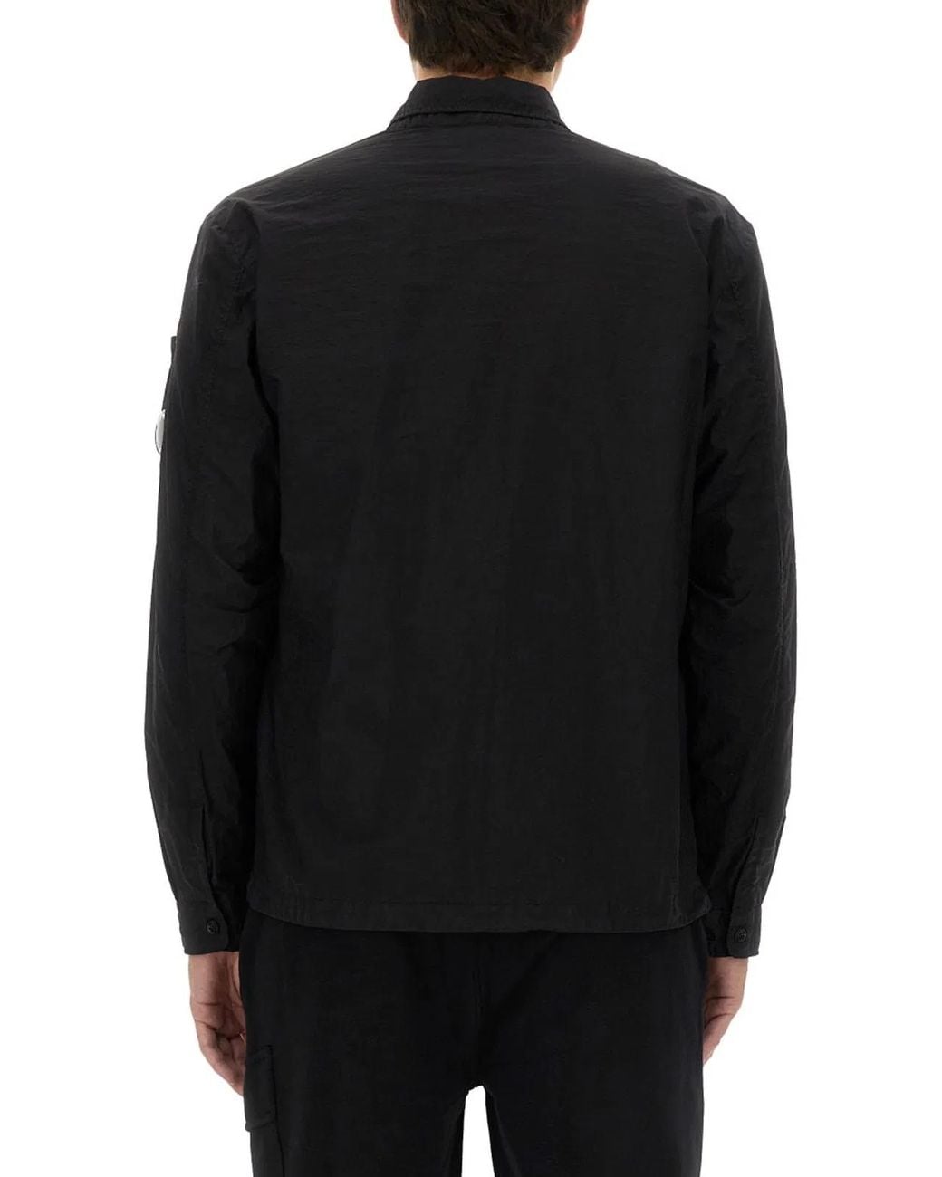 C P Company Black C.P.Company Shirt With Logo for men
