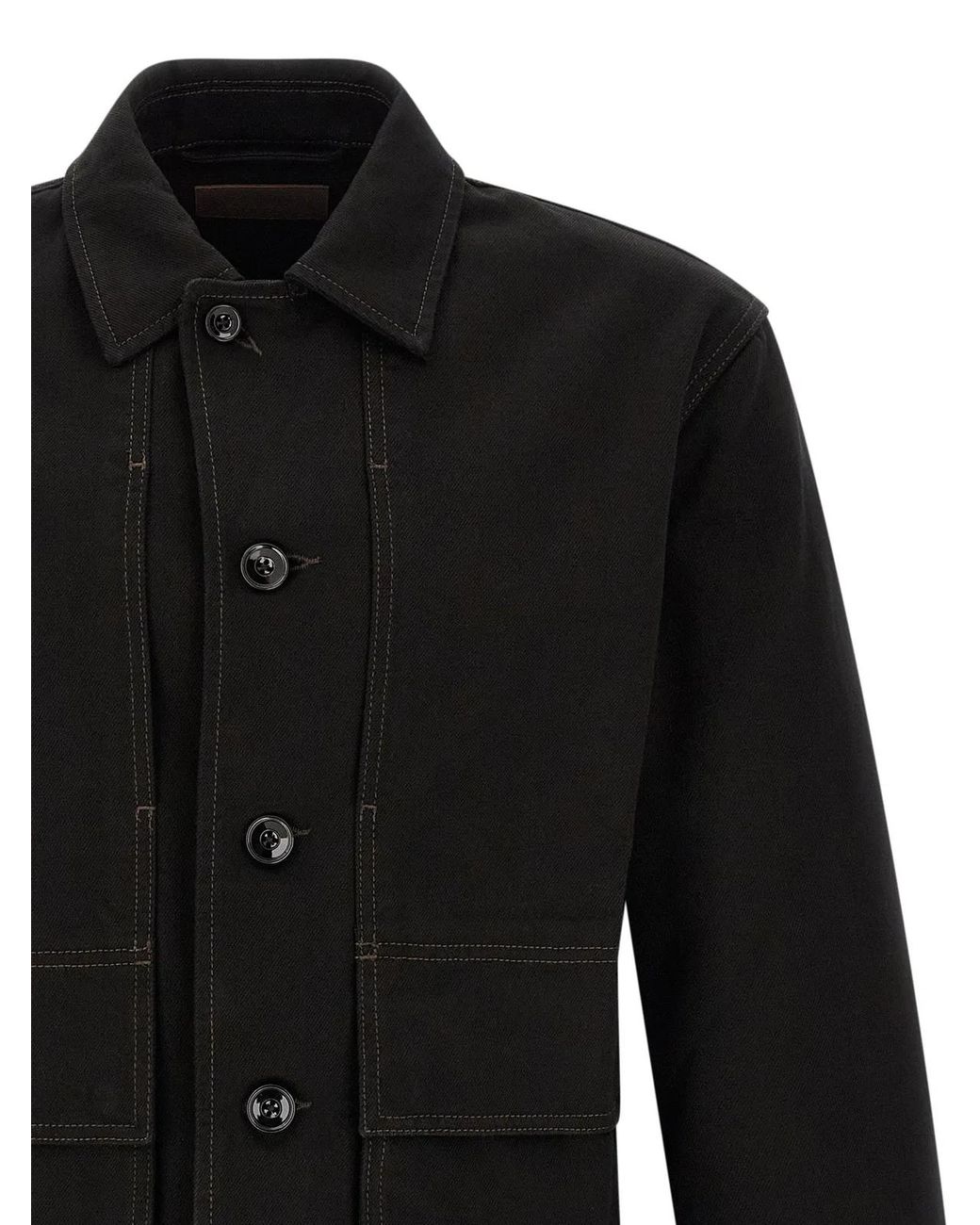 Lemaire Black 'Boxy' Jacket for men