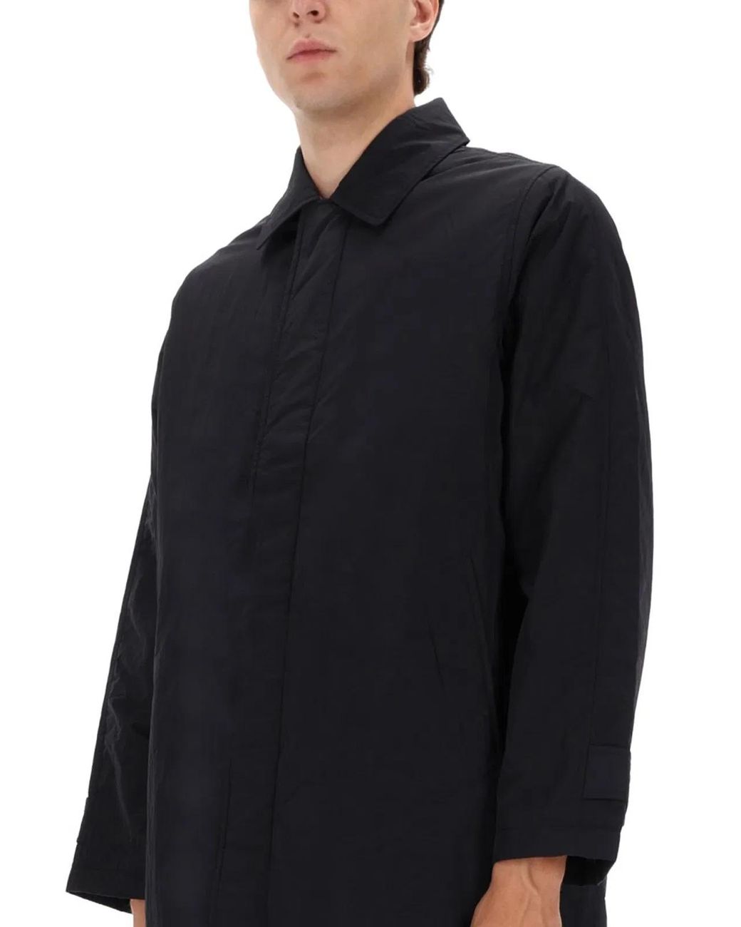 sunflower Black "Relaxed" Coat for men