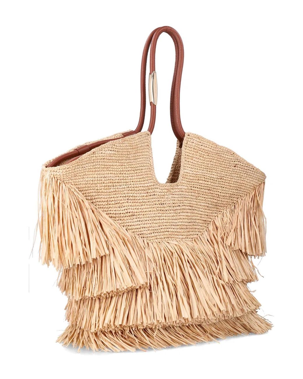 Zimmermann Natural Goldentime Medium Rafia Tote
