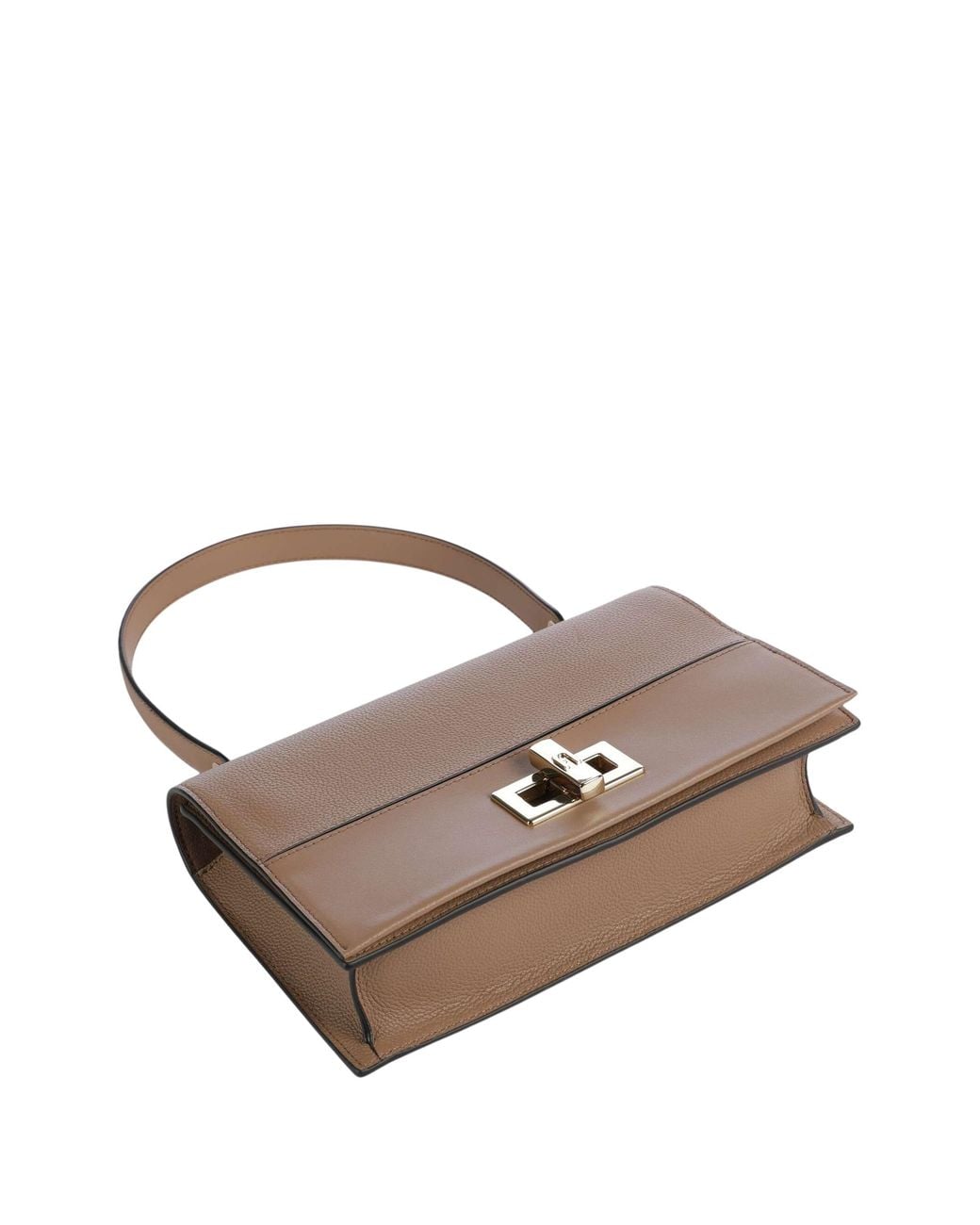 Furla Brown Amelia M Shoulder Bag