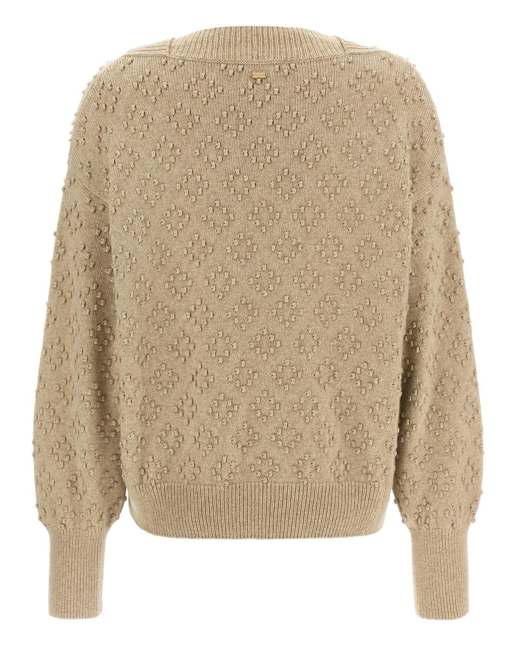 Agnona Natural Embossed Sweater