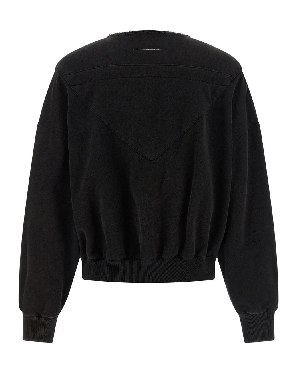 MM6 by Maison Margiela Black Trompe L'Oeil Hoodie